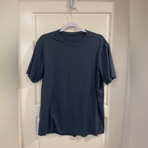 Lululemon Performance Short Sleeve Shirt, Blue, Men’s, L